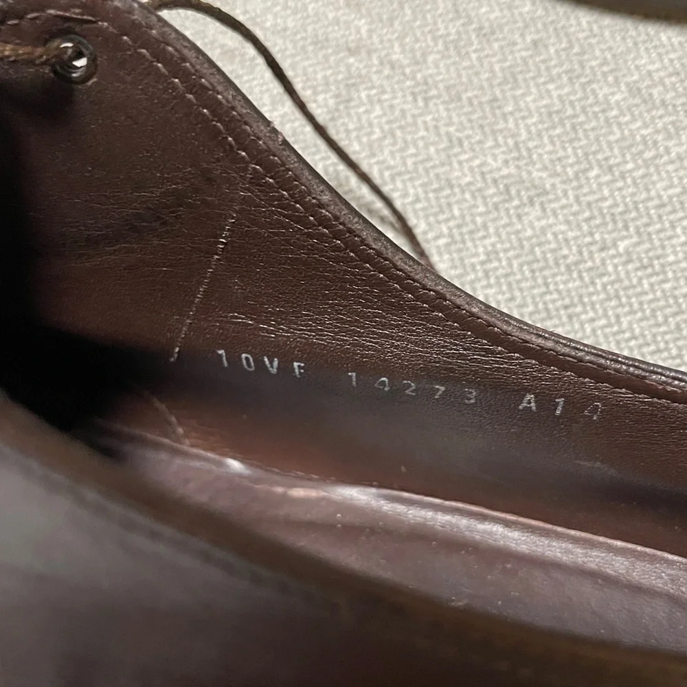 Dark Brown Salvatore Ferragamo Leather Oxfords